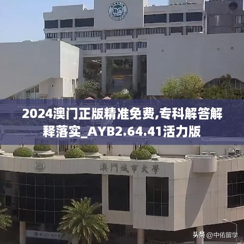 2024澳門(mén)正版精準(zhǔn)免費(fèi),專科解答解釋落實(shí)_AYB2.64.41活力版