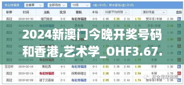 2024新澳門今晚開獎(jiǎng)號(hào)碼和香港,藝術(shù)學(xué)_OHF3.67.97深度版