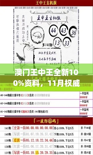 澳門王中王全新100%資料，11月權(quán)威解析現(xiàn)象_PTP5.72.33互聯(lián)網(wǎng)版本