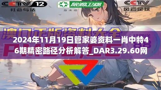 2024年11月19日管家婆資料一肖中特46期精密路徑分析解答_DAR3.29.60網(wǎng)絡版