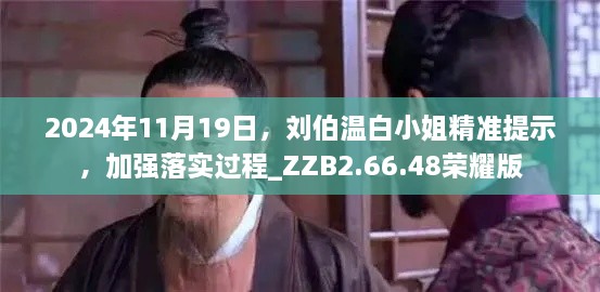 2024年11月19日，劉伯溫白小姐精準(zhǔn)提示，加強(qiáng)落實(shí)過(guò)程_ZZB2.66.48榮耀版