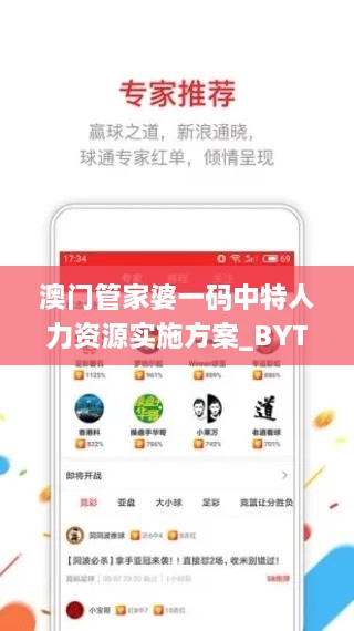 澳門(mén)管家婆一碼中特人力資源實(shí)施方案_BYT4.11.44Phablet