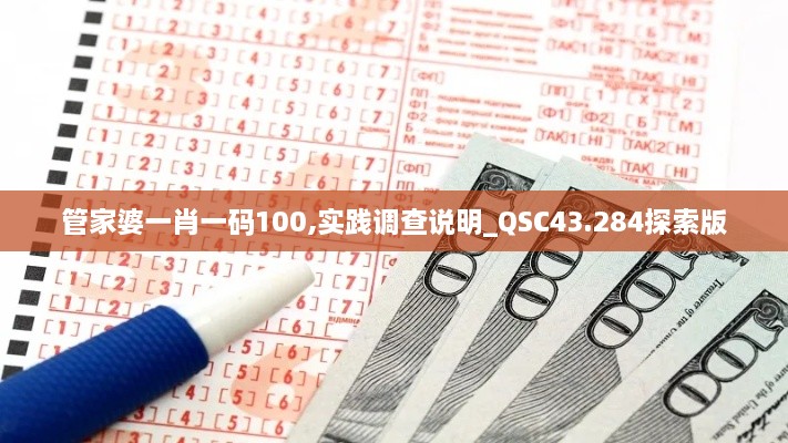 管家婆一肖一碼100,實踐調(diào)查說明_QSC43.284探索版