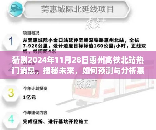 揭秘未來熱門消息，惠州高鐵北站發(fā)展預(yù)測與深度分析指南（2024年11月28日版）