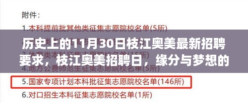 歷史上的11月30日枝江奧美最新招聘要求，枝江奧美招聘日，緣分與夢(mèng)想的溫馨交響