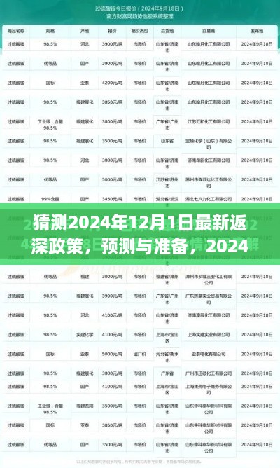 2024年返深政策最新預(yù)測與準備指南，步驟詳解及猜測