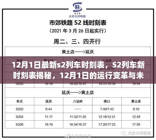 12月1日S2列車(chē)新時(shí)刻表揭秘，運(yùn)行變革與未來(lái)展望