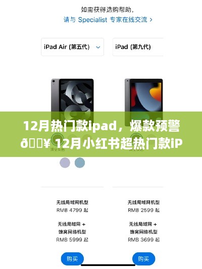 12月小紅書超熱門款iPad選購(gòu)指南，爆款預(yù)警??