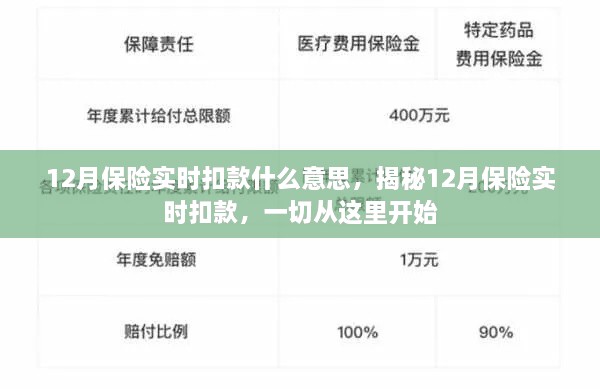 12月保險實時扣款什么意思，揭秘12月保險實時扣款，一切從這里開始