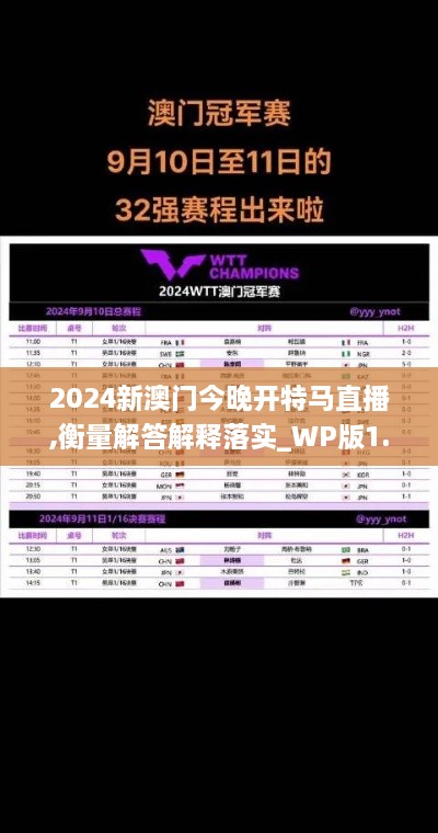 2024新澳門今晚開特馬直播,衡量解答解釋落實(shí)_WP版1.177