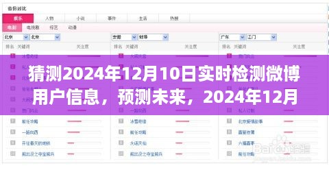 2024年12月10日微博用戶信息實時檢測探析，預測未來的深度洞察