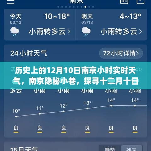 南京隱秘小巷探秘，十二月十日的歷史實時天氣與特色小店風情紀實