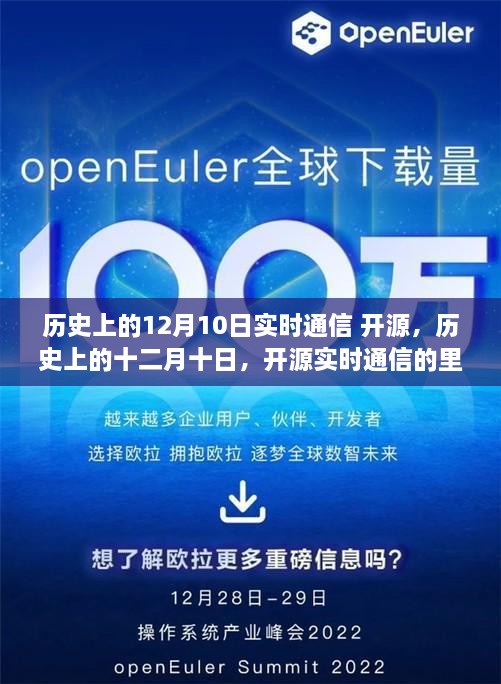 歷史上的十二月十日，實時通信開源里程碑時刻