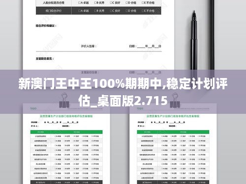 新澳門王中王100%期期中,穩(wěn)定計(jì)劃評(píng)估_桌面版2.715