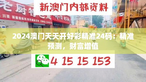 2024澳門天天開好彩精準(zhǔn)24碼：精準(zhǔn)預(yù)測，財富增值