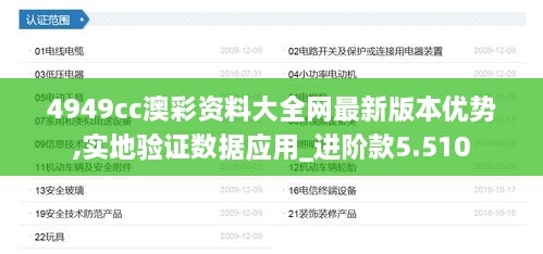4949cc澳彩資料大全網(wǎng)最新版本優(yōu)勢,實地驗證數(shù)據(jù)應(yīng)用_進階款5.510