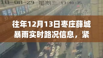 棗莊薛城暴雨預(yù)警，實(shí)時(shí)路況信息及雨季安全指南（12月13日）