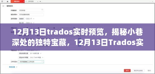 揭秘小巷深處的獨(dú)特寶藏，Trados實(shí)時(shí)預(yù)覽之旅（12月13日）