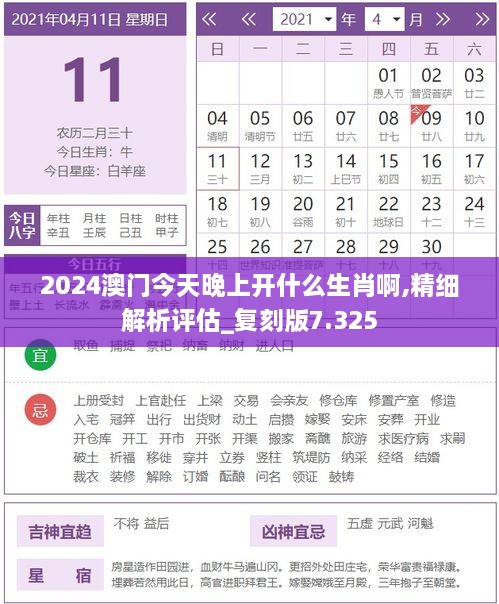 2024澳門今天晚上開什么生肖啊,精細解析評估_復刻版7.325