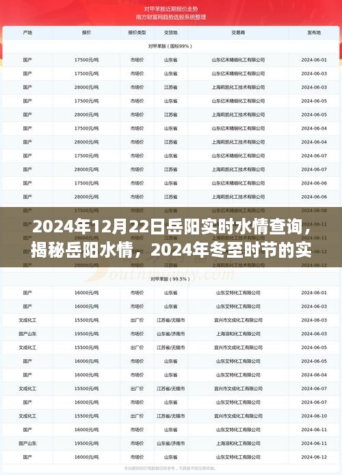 揭秘岳陽水情，冬至?xí)r節(jié)實(shí)時(shí)水情查詢指南（2024年）