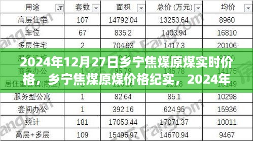 鄉(xiāng)寧焦煤原煤實時價格紀(jì)實，2024年12月27日的波動與影響