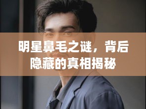 明星鼻毛之謎，背后隱藏的真相揭秘