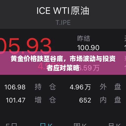 黃金價(jià)格跌至谷底，市場波動(dòng)與投資者應(yīng)對(duì)策略