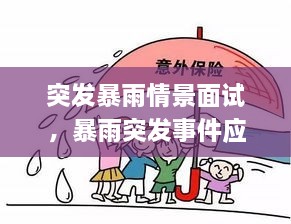 突發(fā)暴雨情景面試，暴雨突發(fā)事件應急預案 