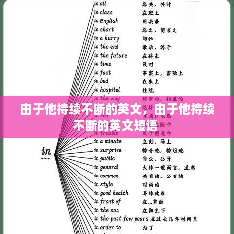 由于他持續(xù)不斷的英文，由于他持續(xù)不斷的英文短語 