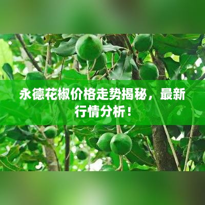 永德花椒價(jià)格走勢(shì)揭秘，最新行情分析！